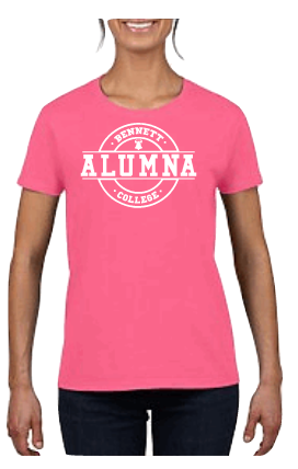 Pink Bennett College Alumna Tshirt